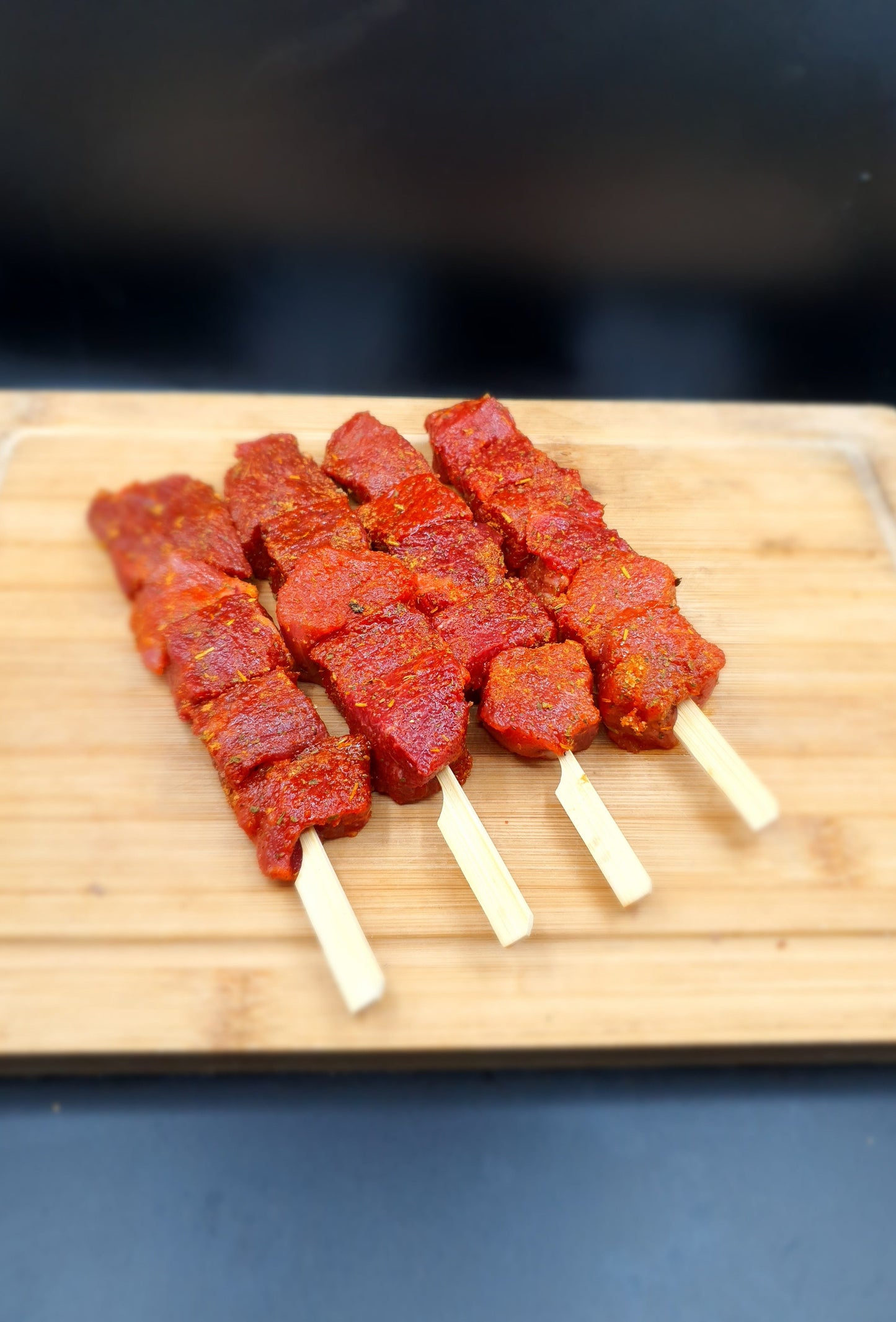 Honey Mint  Lamb Kebabs